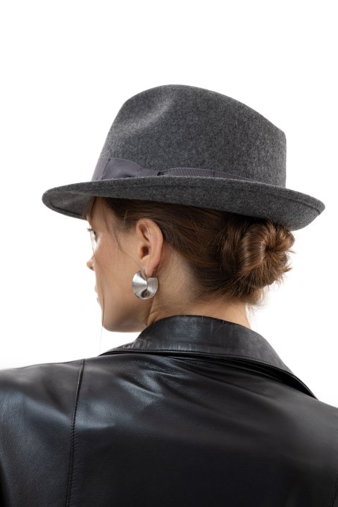 trilby grey melange le szapo