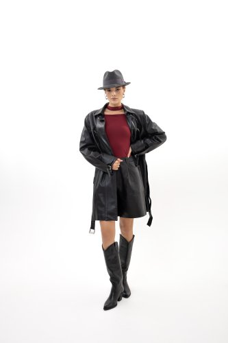 trilby grey melange le szapo