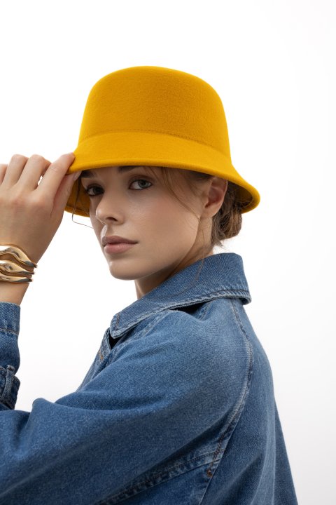 Le Szapo Bucket Hat Mustard
