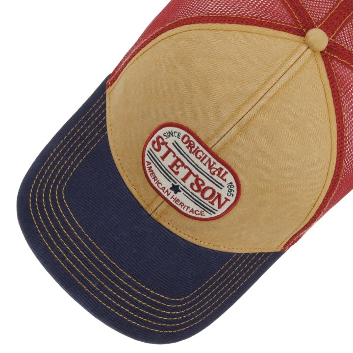 Stetson Trucker Cap Since 1865 Oval Logo