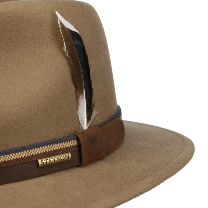 Stetson Cooperton Traveller Wool Hat Beige