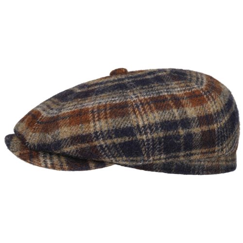 Stetson Hatteras Shetland Plaid Flat Cap