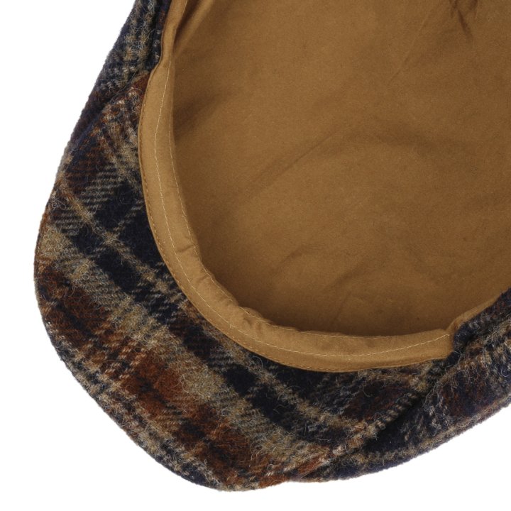 Stetson Hatteras Shetland Plaid Flat Cap