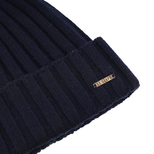 Czapka Merino Granatowa
