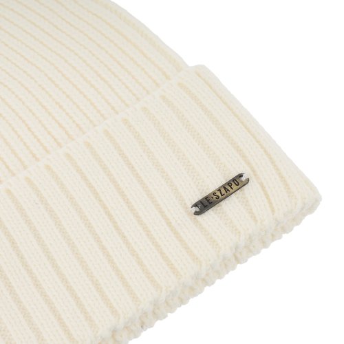 Czapka Beanie Ecru