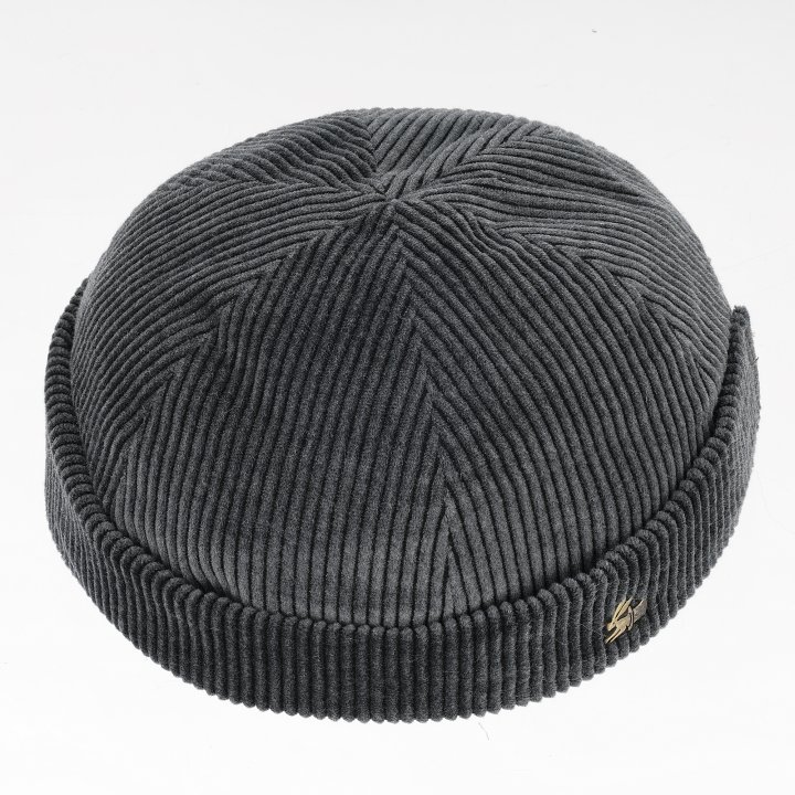 Docker Welur Szary le szapo hat shop