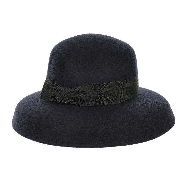 emilia navy ladies hat kapelusze damskie le szapo sklep z kapeluszami krakow warsawa polska