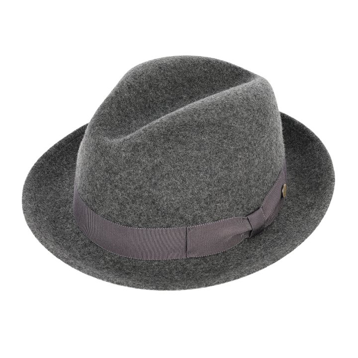 Le Szapo Trilby Szary Melange