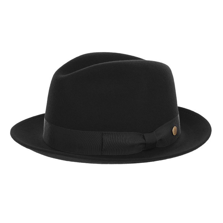 trilby black woolfelt le szapo