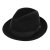 trilby black woolfelt le szapo