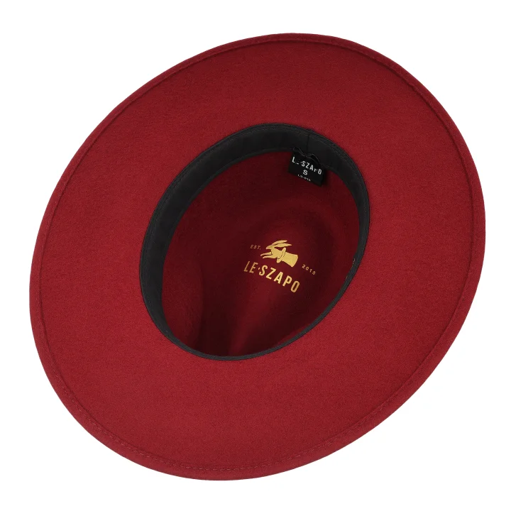 Ladies Fedora Malinowa