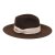 Le Szapo Ladies Fedora Czekoladowa