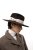 Le Szapo Ladies Fedora Czekoladowa