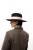Le Szapo Ladies Fedora Czekoladowa