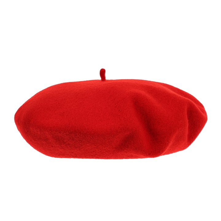 Le Szapo Beret z Podszewką Czerwony