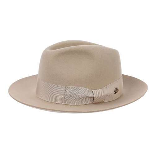 Le Szapo Luxury Fedora Ecru