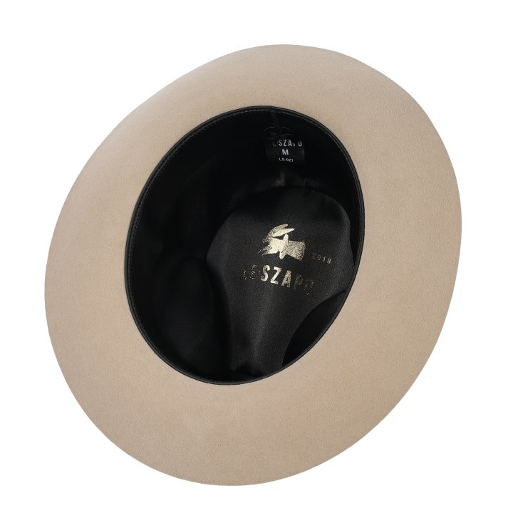 Le Szapo Luxury Fedora Ecru