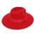 Le Szapo Ladies Fedora Czerwona