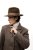 Le Szapo Luxury Fedora Brąz