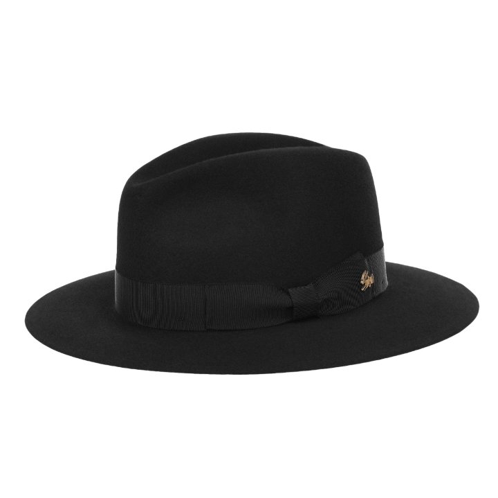 kapelusz-fedora-classic-premium-black-le-szapo-krakow