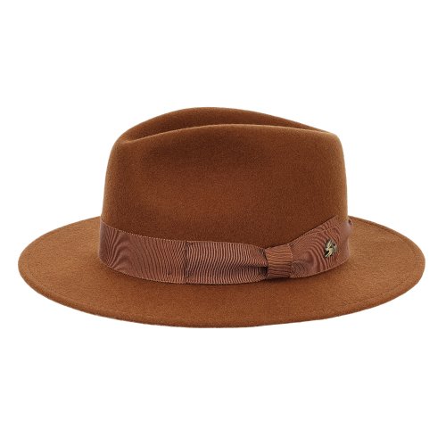 Le Szapo Classic Fedora Karmel