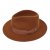 Le Szapo Classic Fedora Karmel
