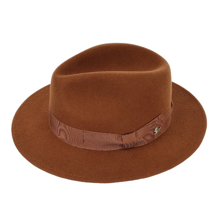 Le Szapo Classic Fedora Karmel