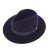 Le Szapo Classic Fedora Granatowa