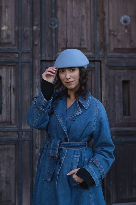 Le Szapo Beret Lili Blue Sky
