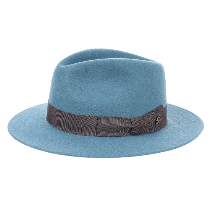 Le Szapo Classic Fedora Blue Sky