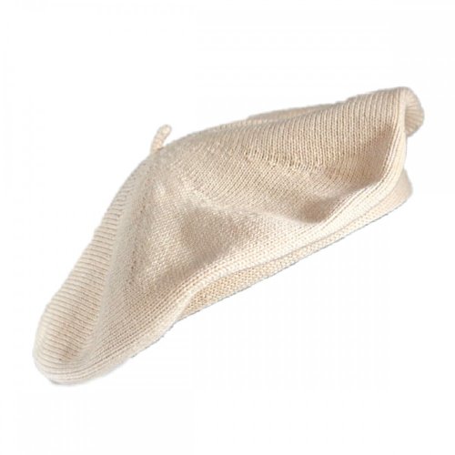 Le Szapo Letni Beret Ecru