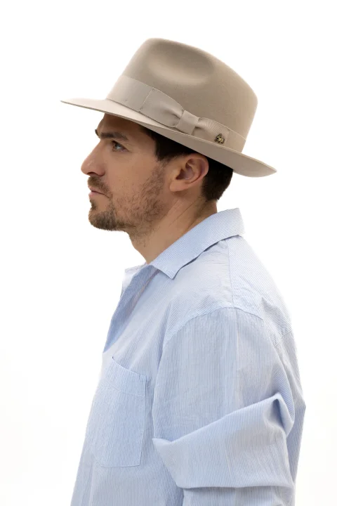 Luxury Fedora Ecru
