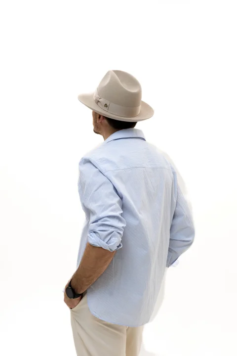 Luxury Fedora Ecru