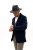 Le Szapo Fedora Classic Premium Szary