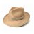 Le Szapo Panama Fedora Cafe Latte