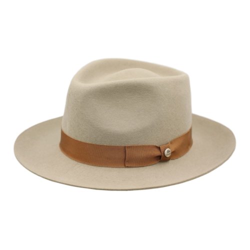 Le Szapo Parisian Fedora Taupe