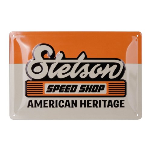 Stetson Metal Plate Garage 20x30 cm