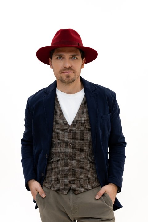 Le Szapo Fedora Classic Premium Bordo