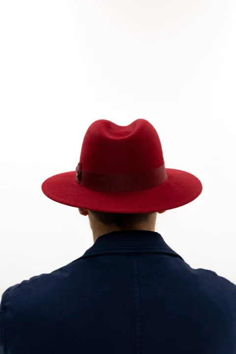 Fedora Classic Premium Bordowy
