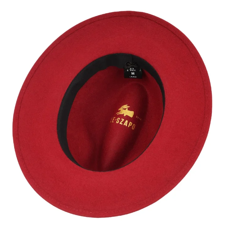 Fedora Classic Premium Bordowy