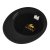 Ladies cap black woolfelt, golden chain le szapo