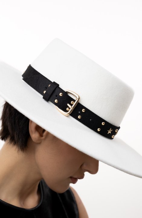 Le Szapo Kanotier Lauryn biały.jpg