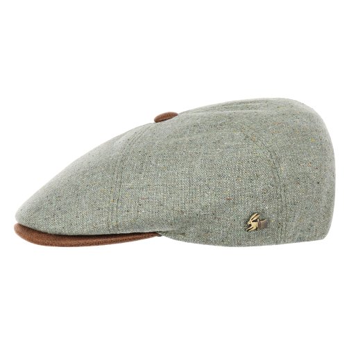 kaszkiet-gavroche-jedwab-oliwka-le-szapo