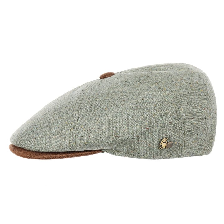 kaszkiet-gavroche-jedwab-oliwka-le-szapo