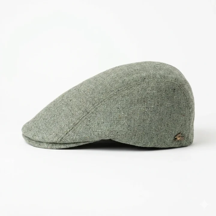 flat-cap-jedwab-zielony-le-szapo