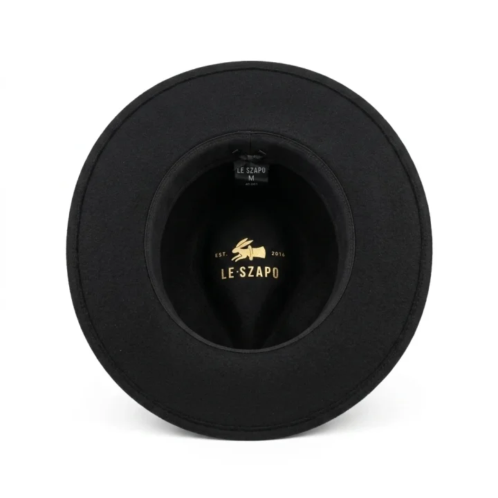 Le Szapo Classic Fedora Black