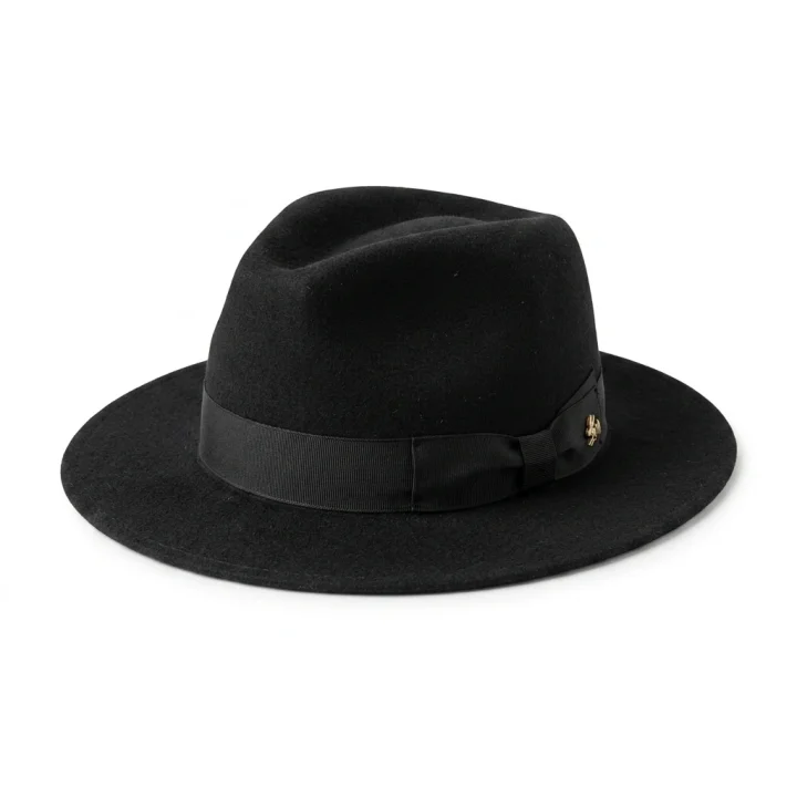 Le Szapo Classic Fedora Black