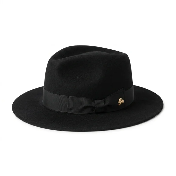 Le Szapo Classic Fedora Black