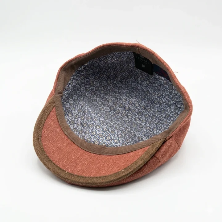 kaszkiet-gavroche-jedwab-ceglasty-le-szapo