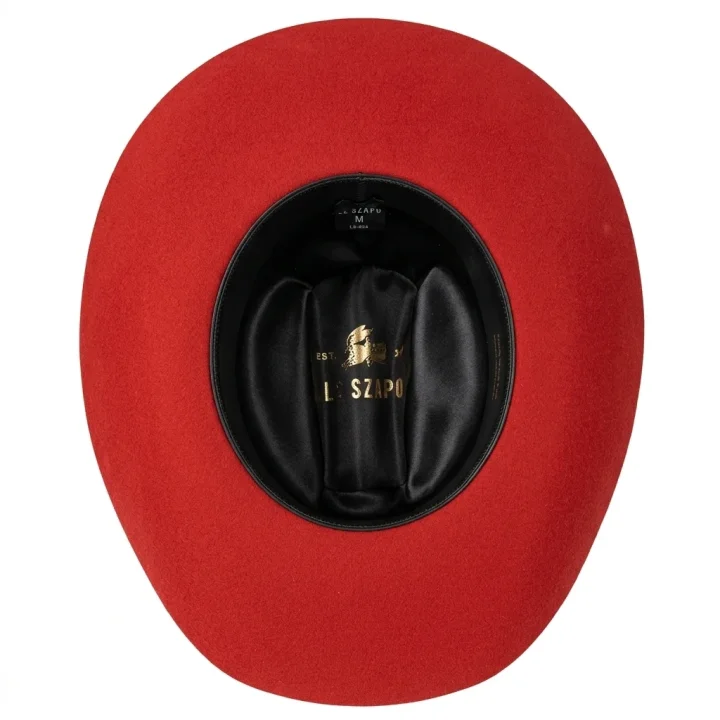 Le Szapo Montana Cowboy Hat Red